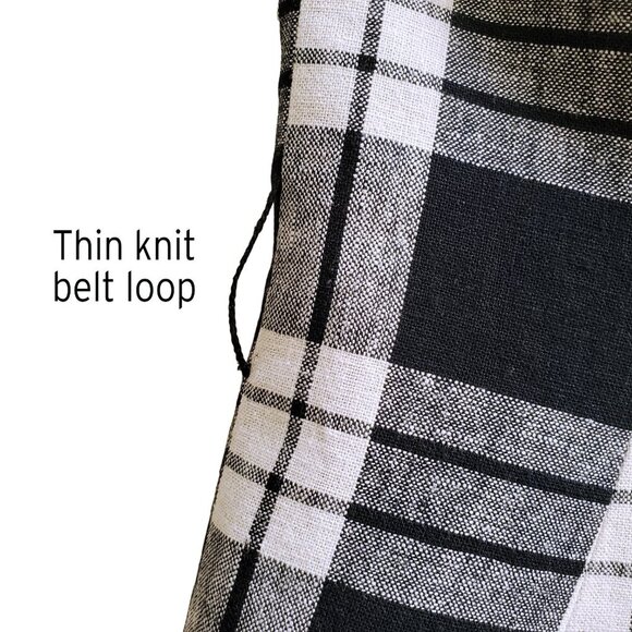 Tahari ASL Linen Blend Short Sleeve Plaid Black & White Skirt Suit Size 4 - Picture 7 of 16